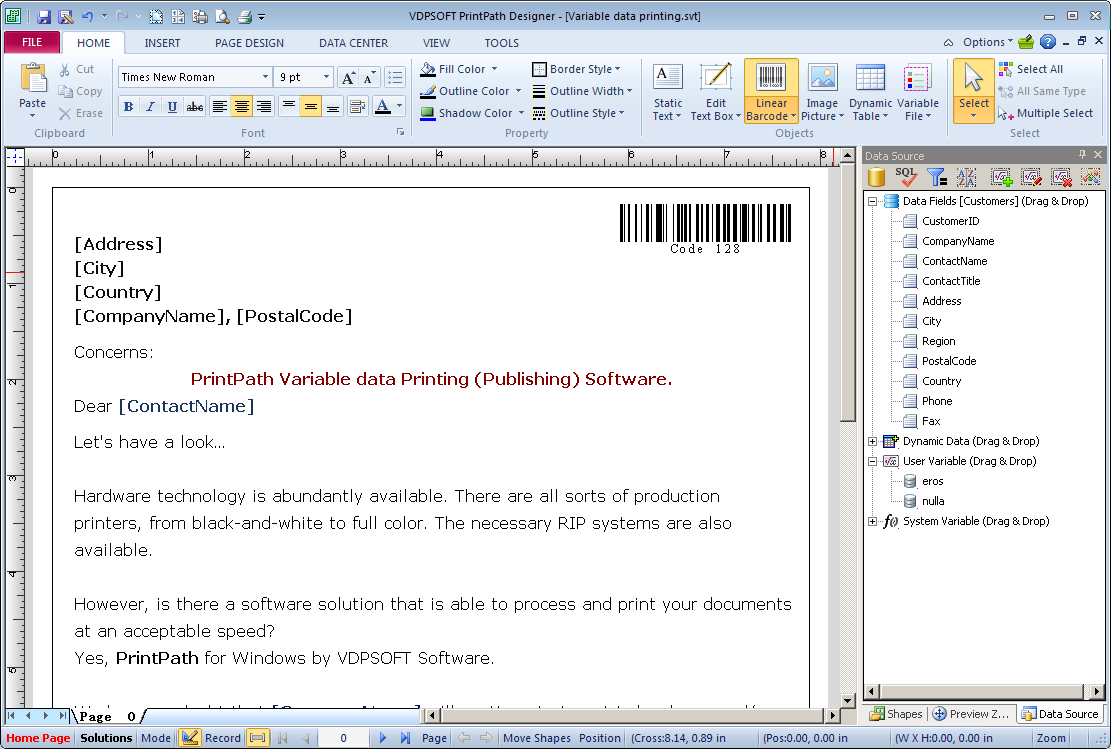 Click to view PaperPath Variable Data Publishing Software 6.0.130.912 screenshot